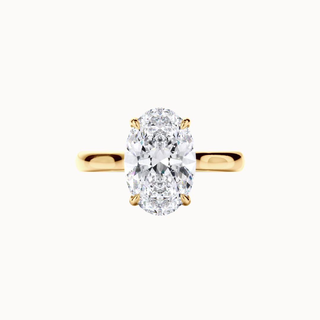 Selene Ring - Oval Diamond