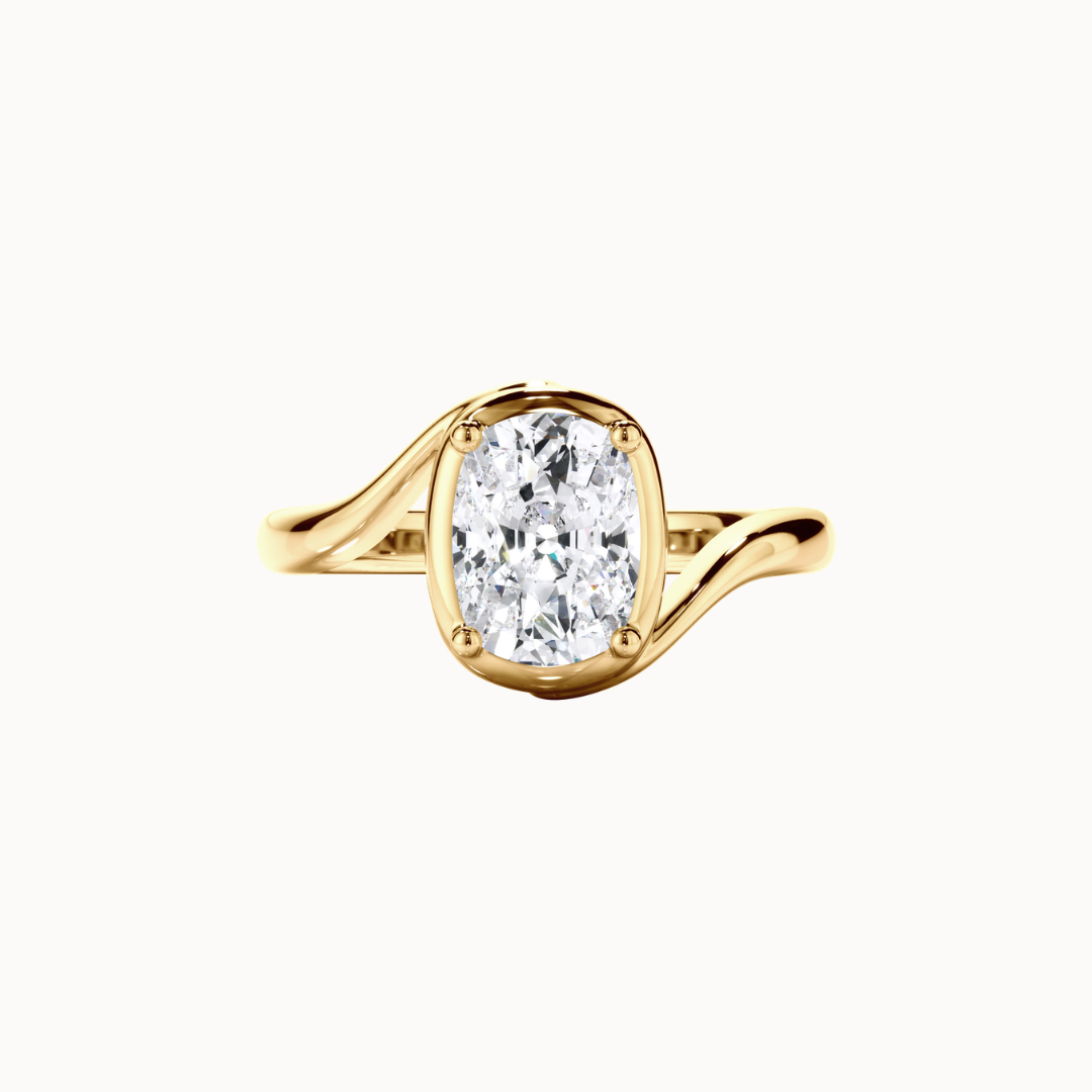 Avery Ring - 1.81ct Lab Cushion Diamond E VVS2