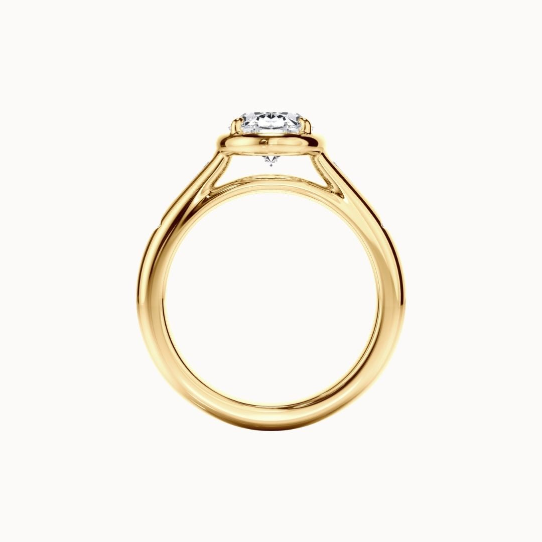 Aurelia Ring - 2.00ct Lab Oval Diamond D VS1
