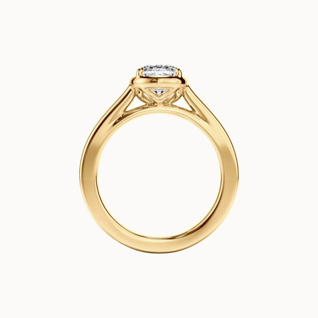 Alba Ring - 1.79ct Lab Cushion Diamond D VVS2