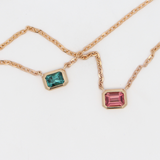 Charlie Necklace - 0.37ct Blue Tourmaline