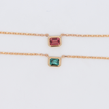 Charlie Necklace - 0.37ct Blue Tourmaline