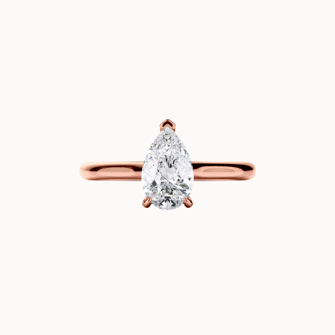 Selene Ring - Pear Diamond