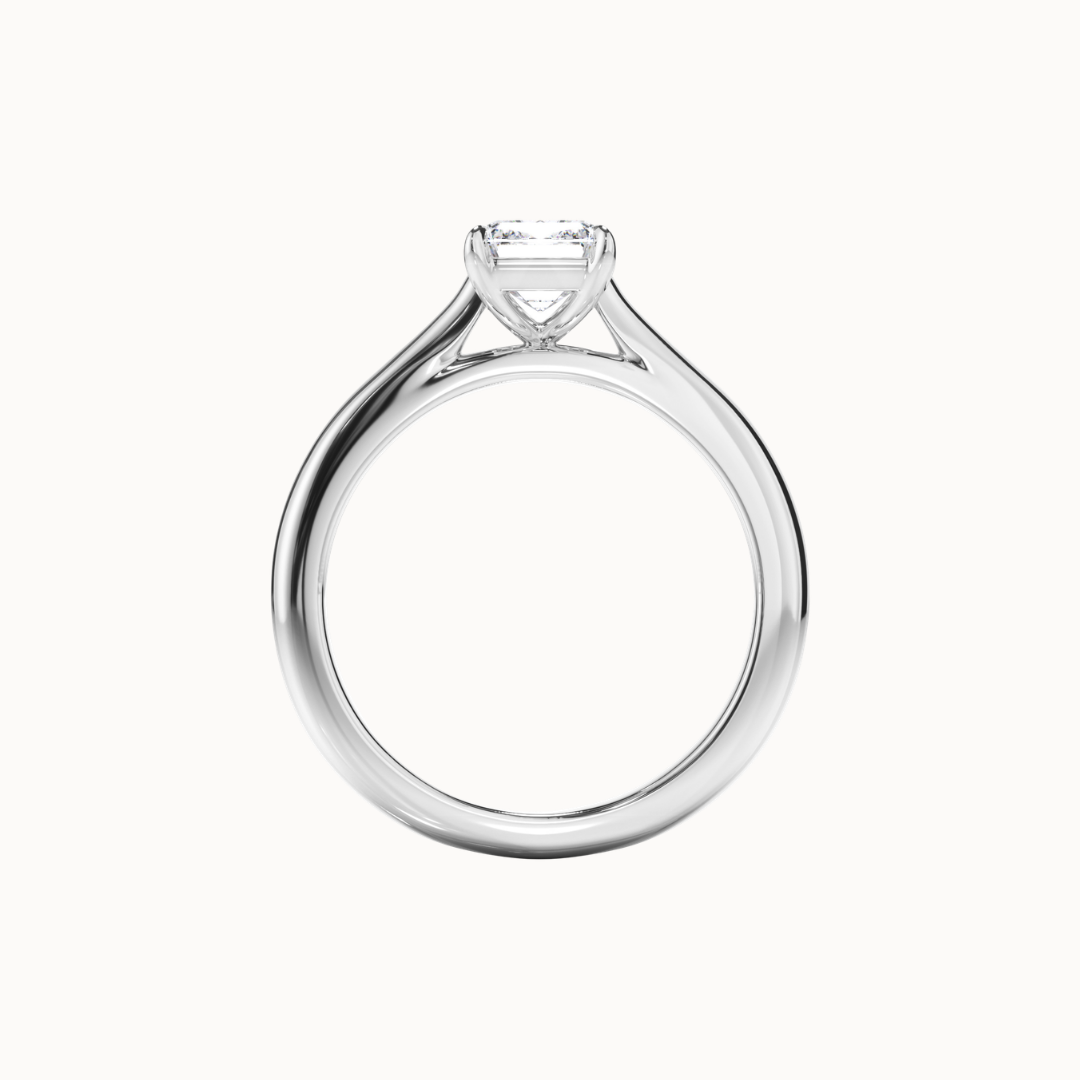 Selene Ring - Emerald Diamond