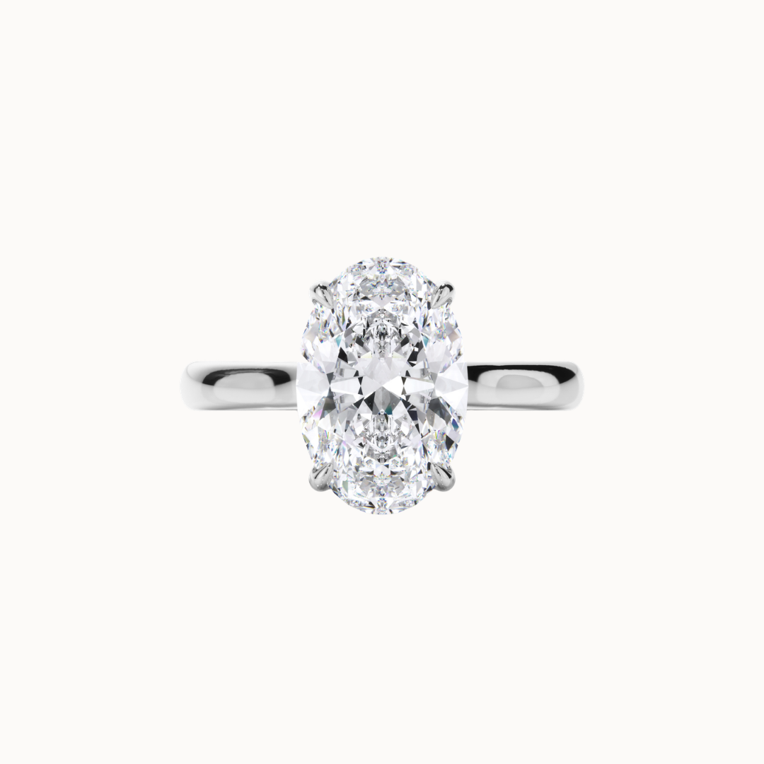 Selene Ring - Oval Diamond