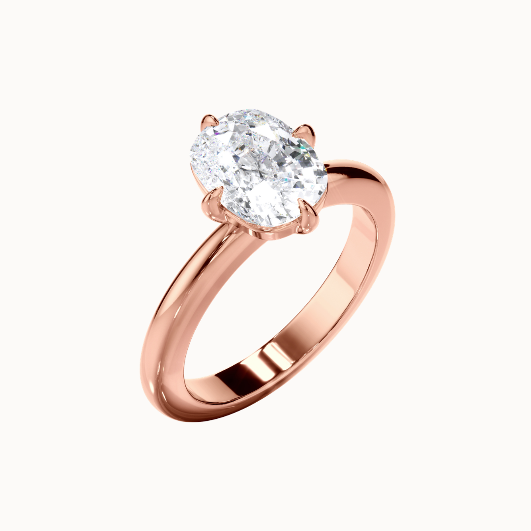 Elodie Ring - Cushion Diamond