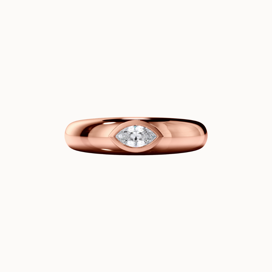 Athena Ring - Marquise Diamond