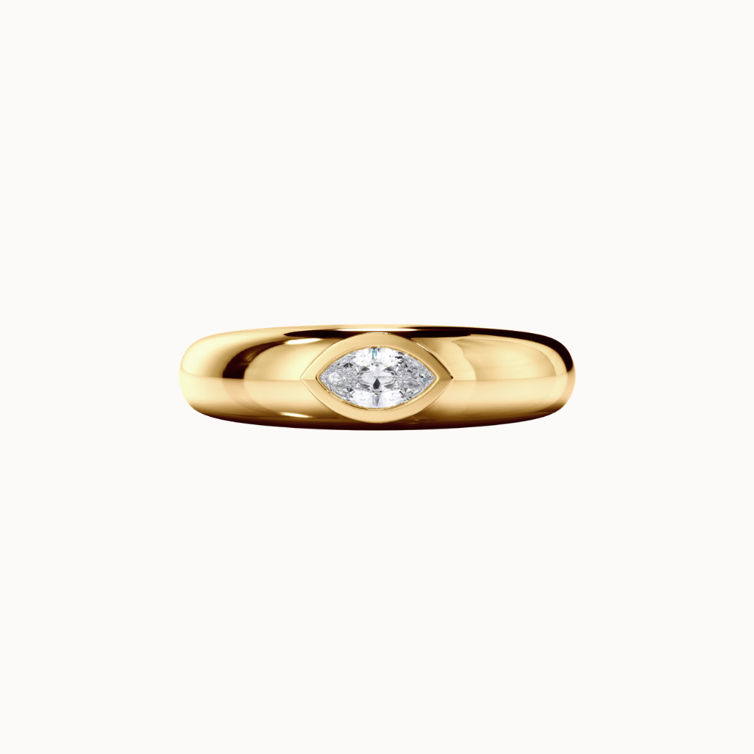 Athena Ring - Marquise Diamond