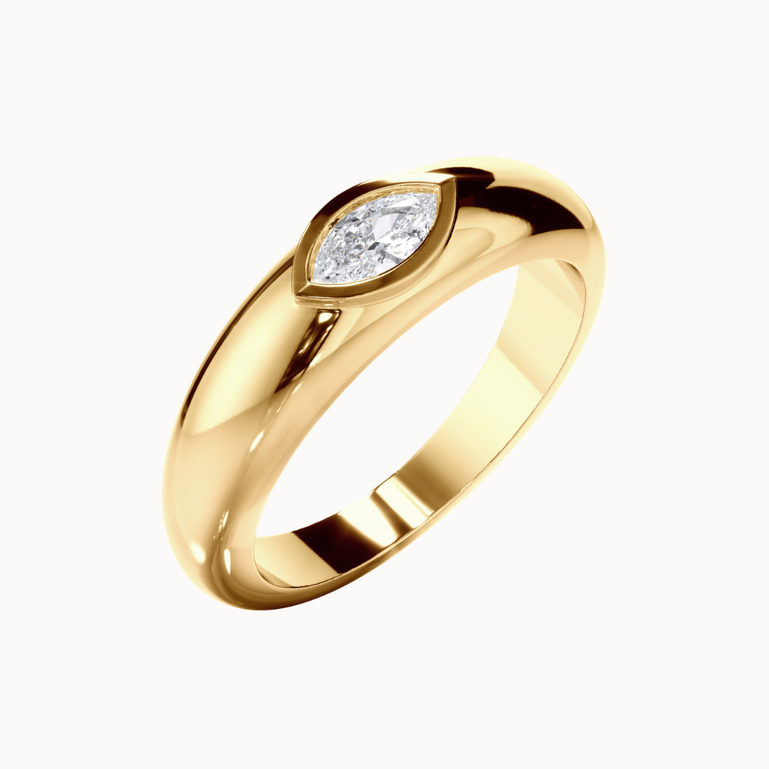 Athena Ring - Marquise Diamond