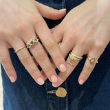 Star-Set Diamond Signet