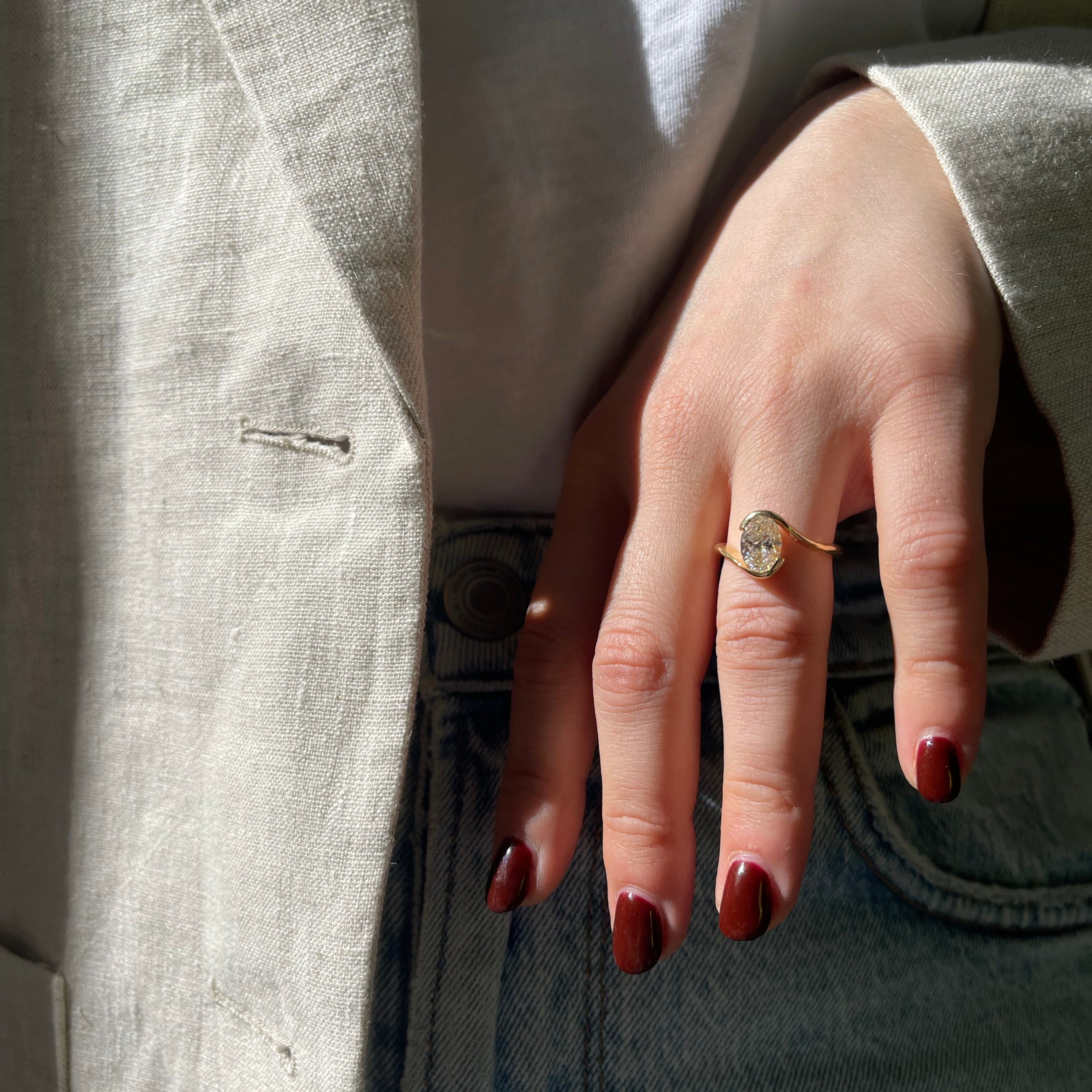 Isla Ring - 1.5ct lab-grown diamond D VVS2