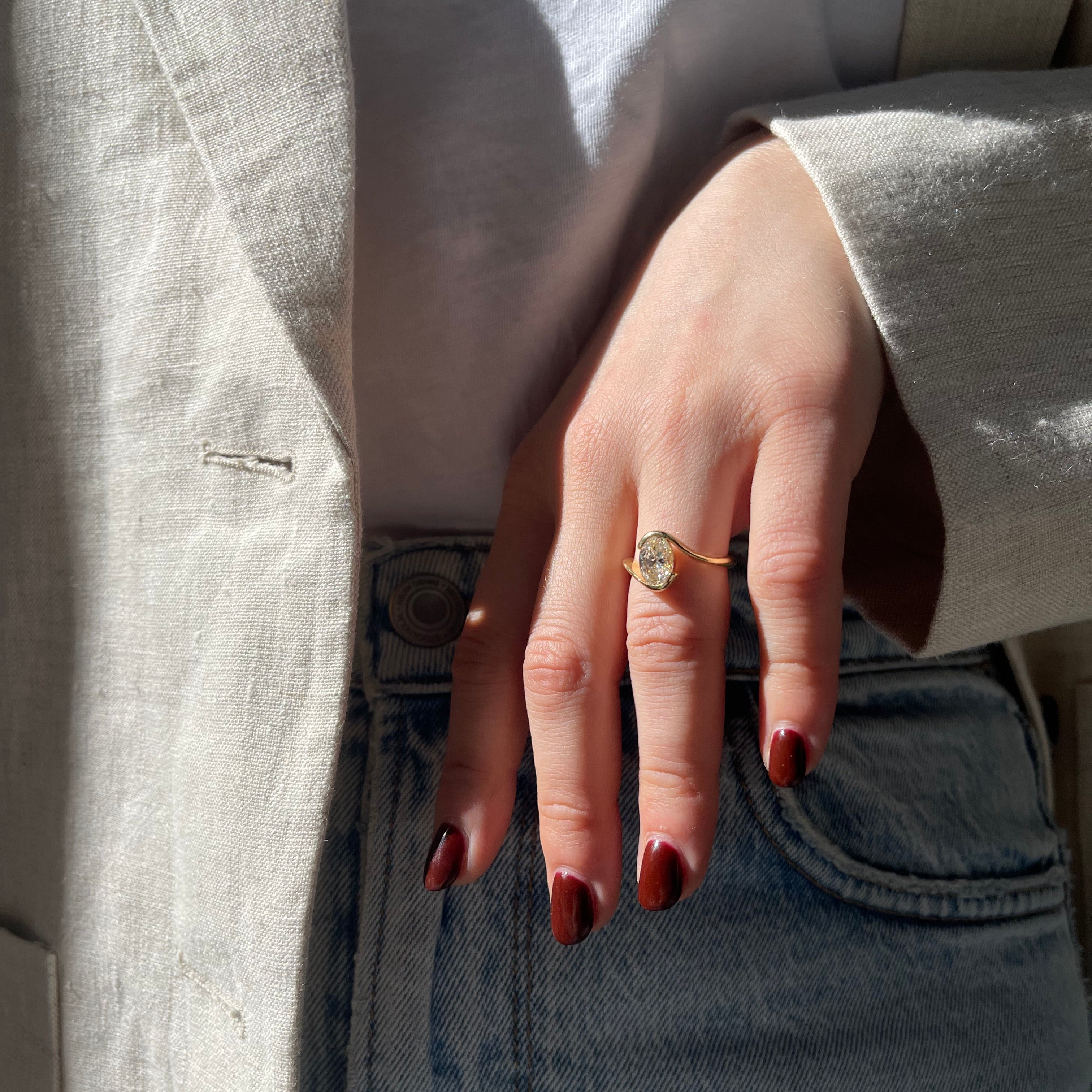 Isla Ring - 1.5ct lab-grown diamond D VVS2