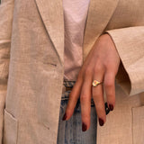 Star-Set Diamond Signet