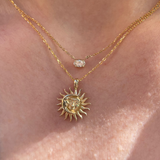 Petit Oval Diamond Necklace