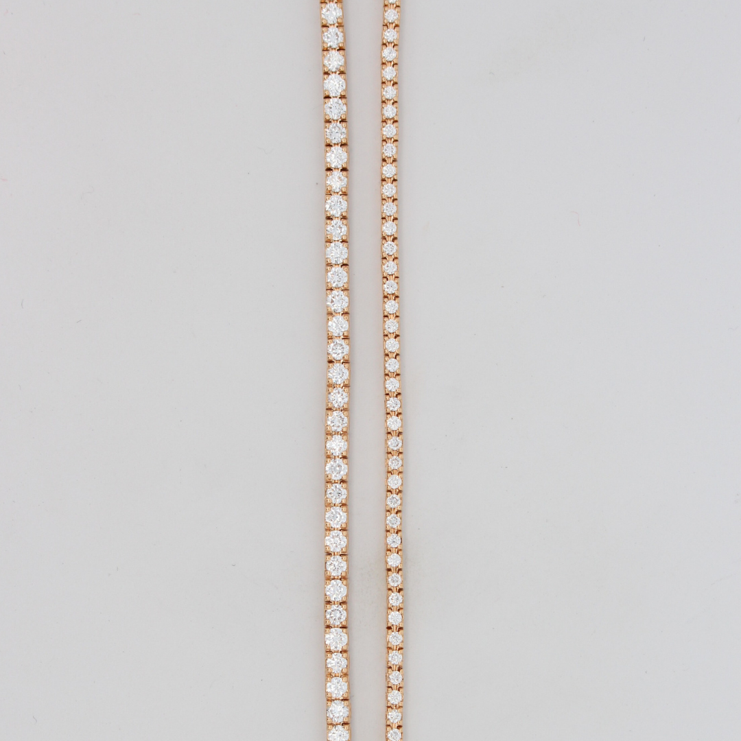 Classic Tennis Bracelet - Lab-Grown Diamonds (0.97ct) 18ct Yellow Gold