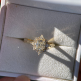 Eve Ring - 1ct Australian-origin natural radiant cut (Argyle)