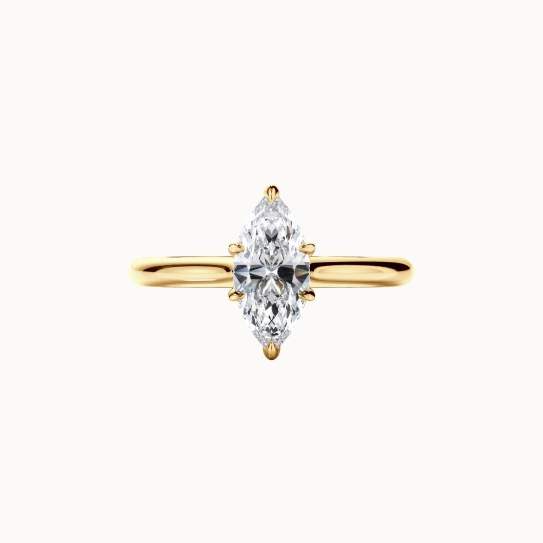 Selene Ring - Marquise Diamond
