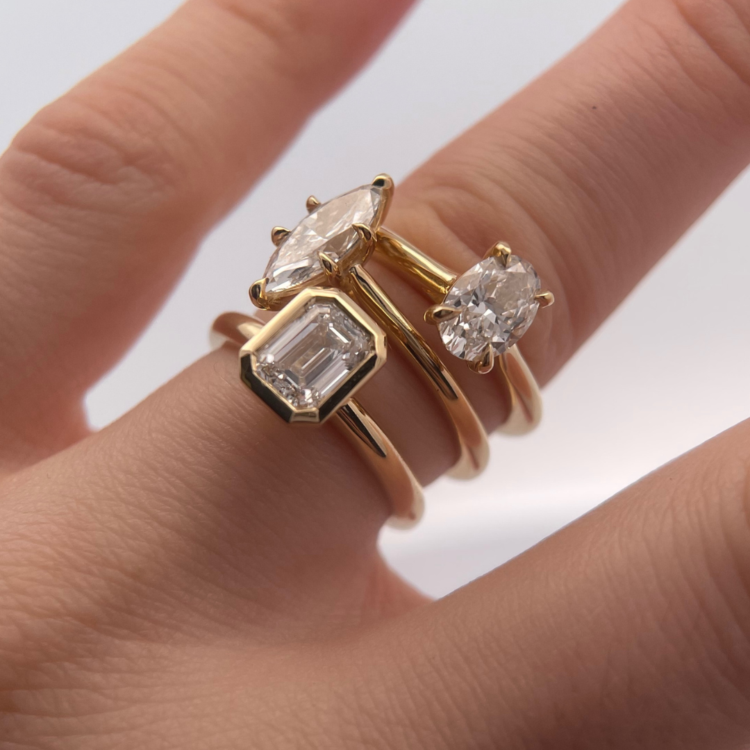 Mila Ring - 1ct lab-grown diamond D VS1