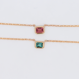 Charlie Necklace - 0.43ct Pink Tourmaline