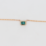 Charlie Necklace - 0.37ct Blue Tourmaline