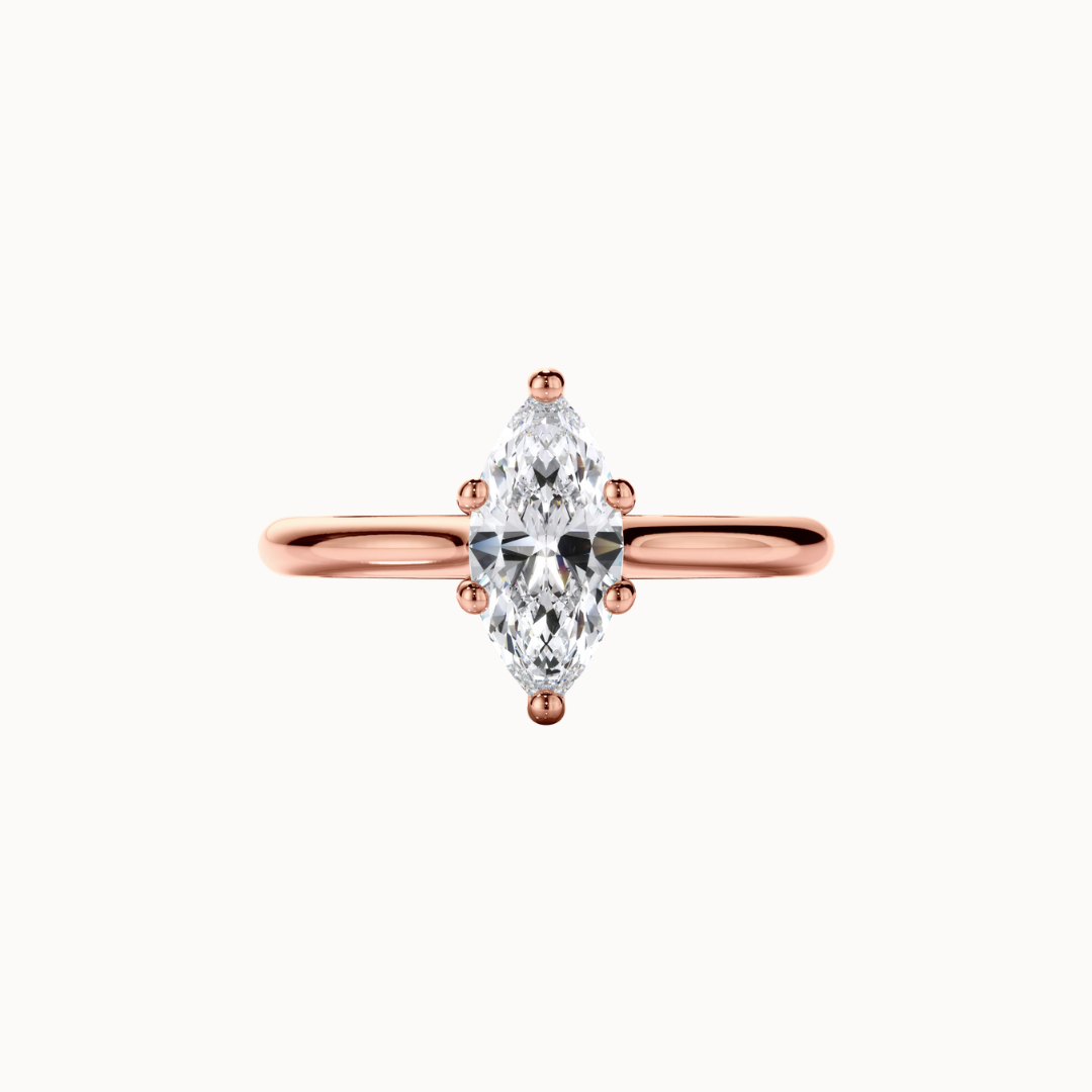 Selene Ring - Marquise Diamond - Dupe