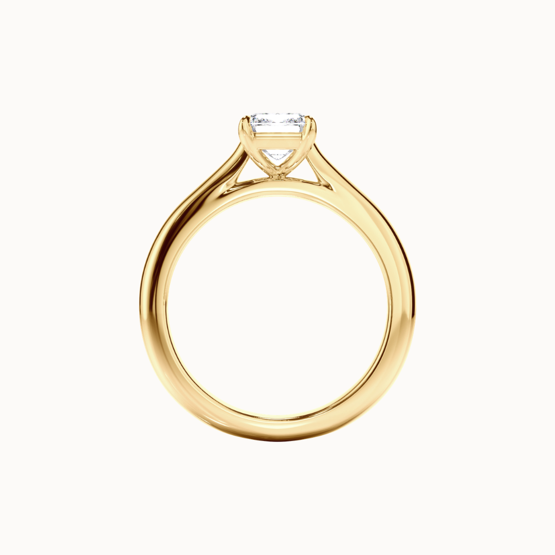Selene Ring - 1.51ct Lab Emerald Diamond D VS1