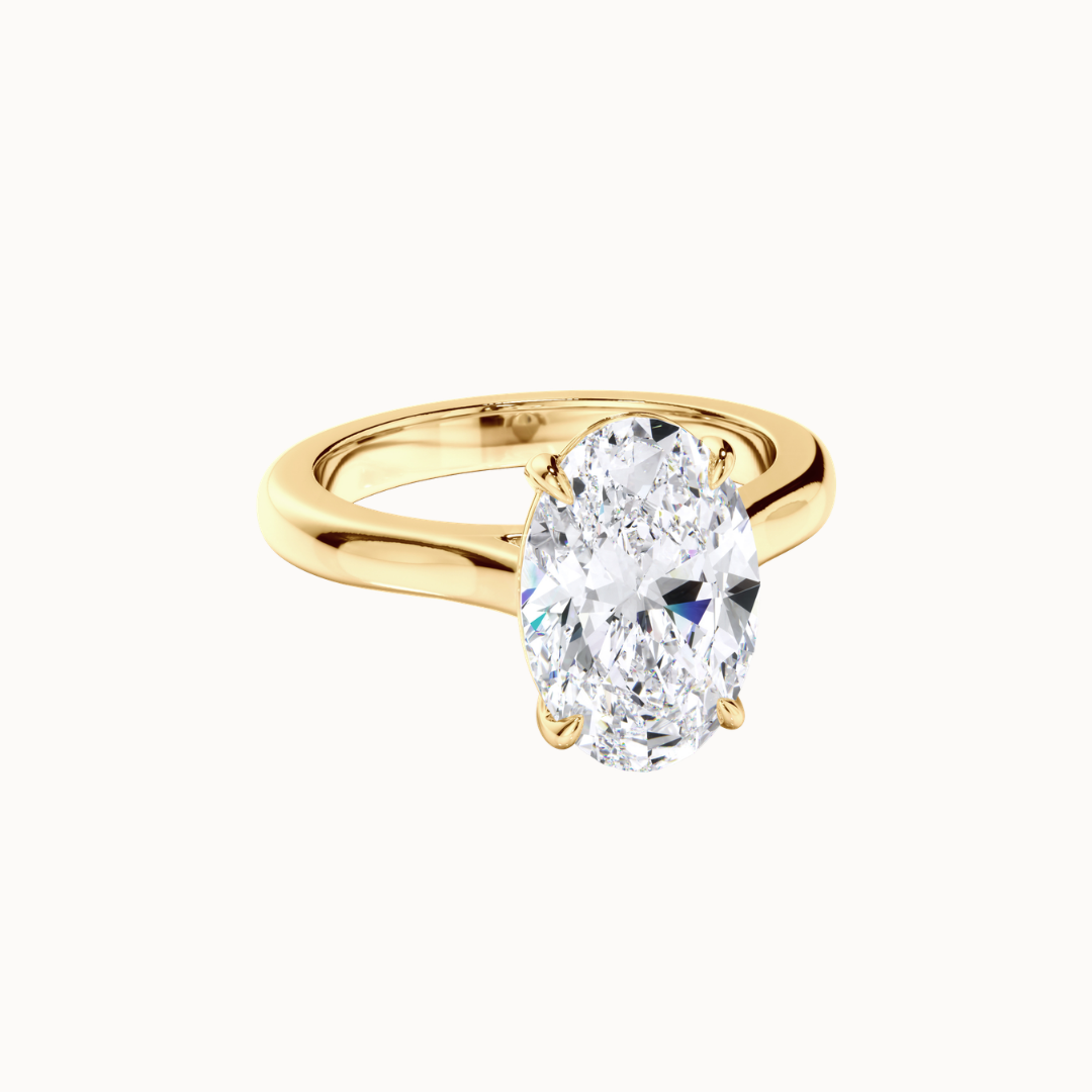 Selene Ring - Oval Diamond