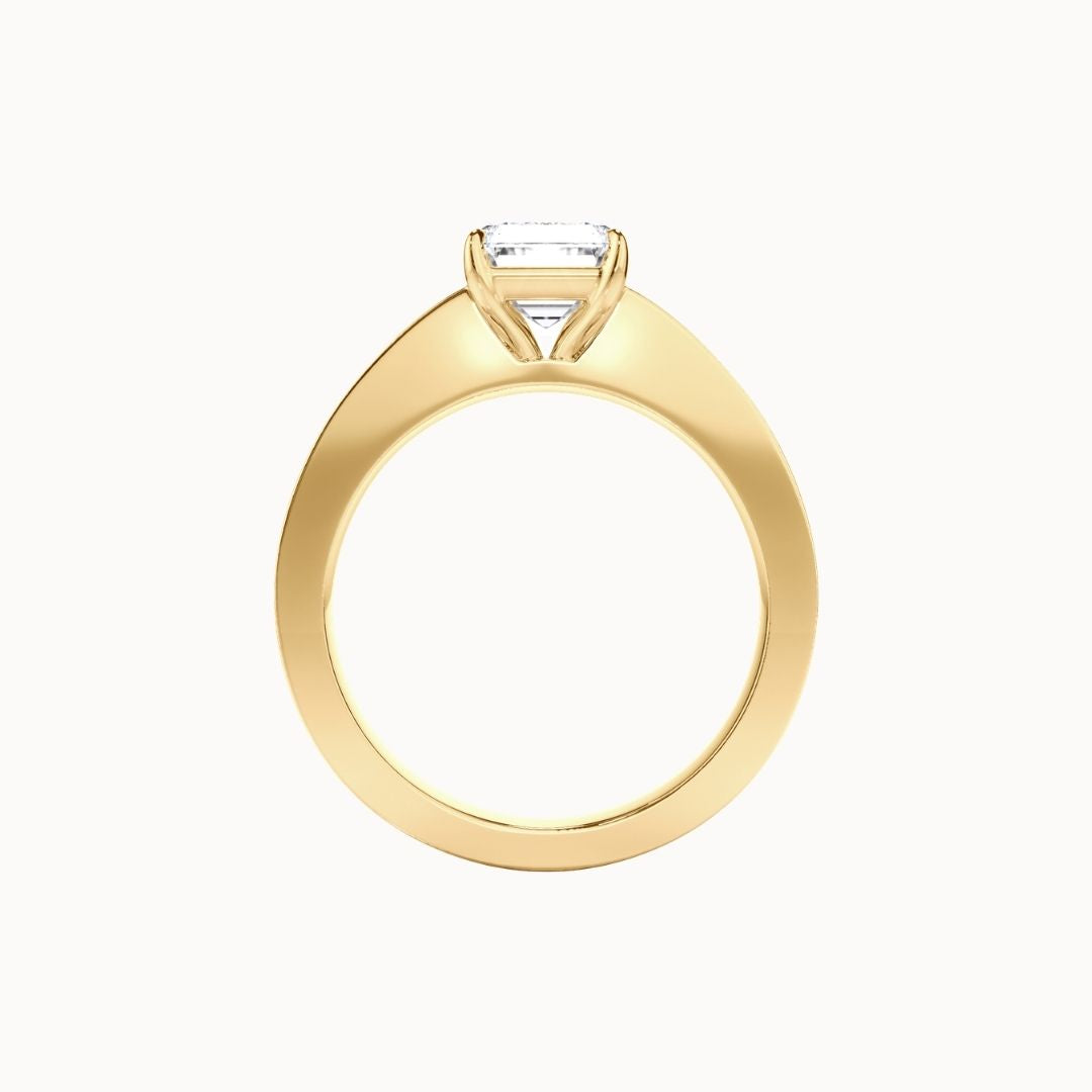 Aria Ring - 1.01ct Lab Emerald Diamond D VVS2