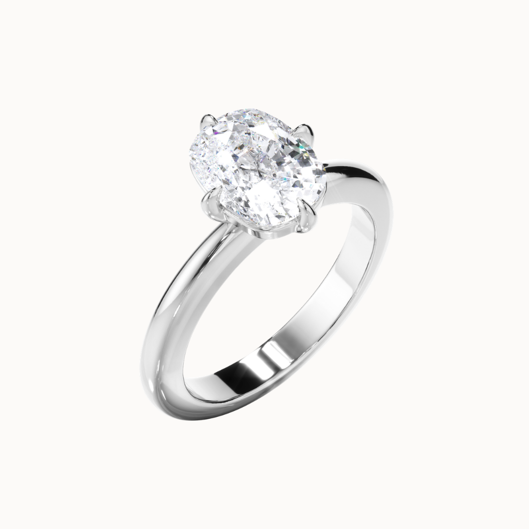 Elodie Ring - Cushion Diamond