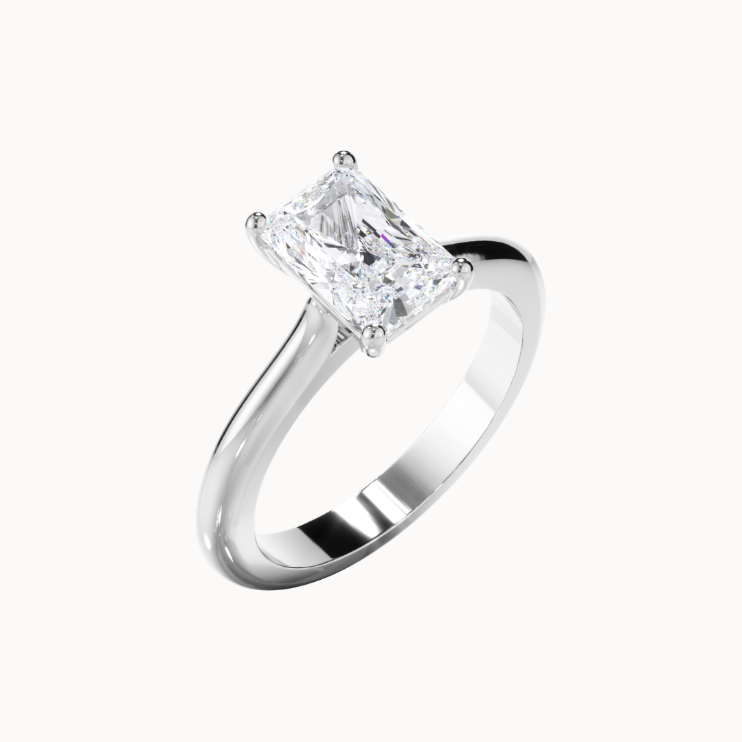 Selene Ring - Radiant Diamond