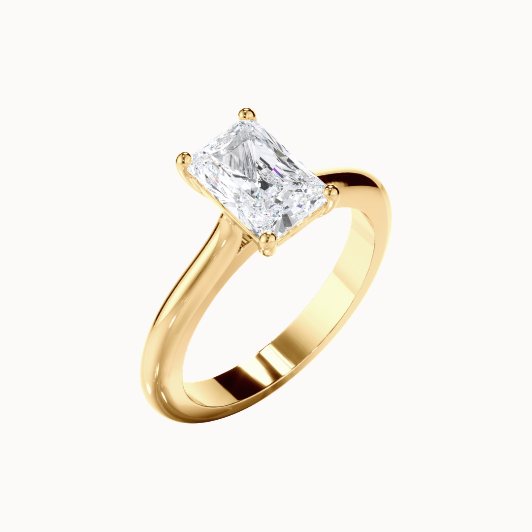 Selene Ring - Radiant Diamond