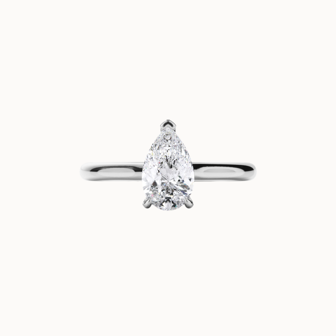 Selene Ring - Pear Diamond