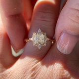 Eve Ring - 1ct Australian-origin natural radiant cut (Argyle)