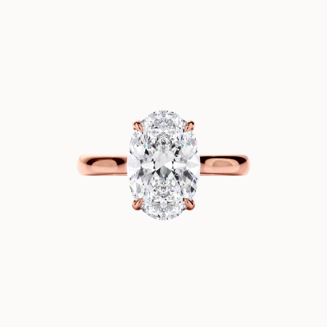 Selene Ring - Oval Diamond