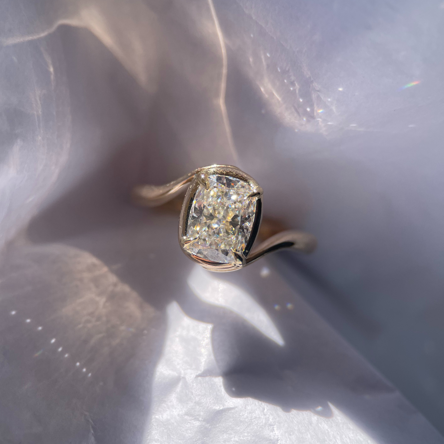 Avery Ring - 1.81ct lab-grown elongated cushion