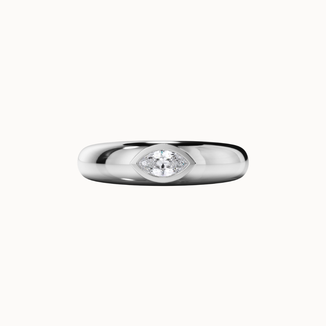 Athena Ring - Marquise Diamond