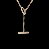 Diamond T-Bar Necklace