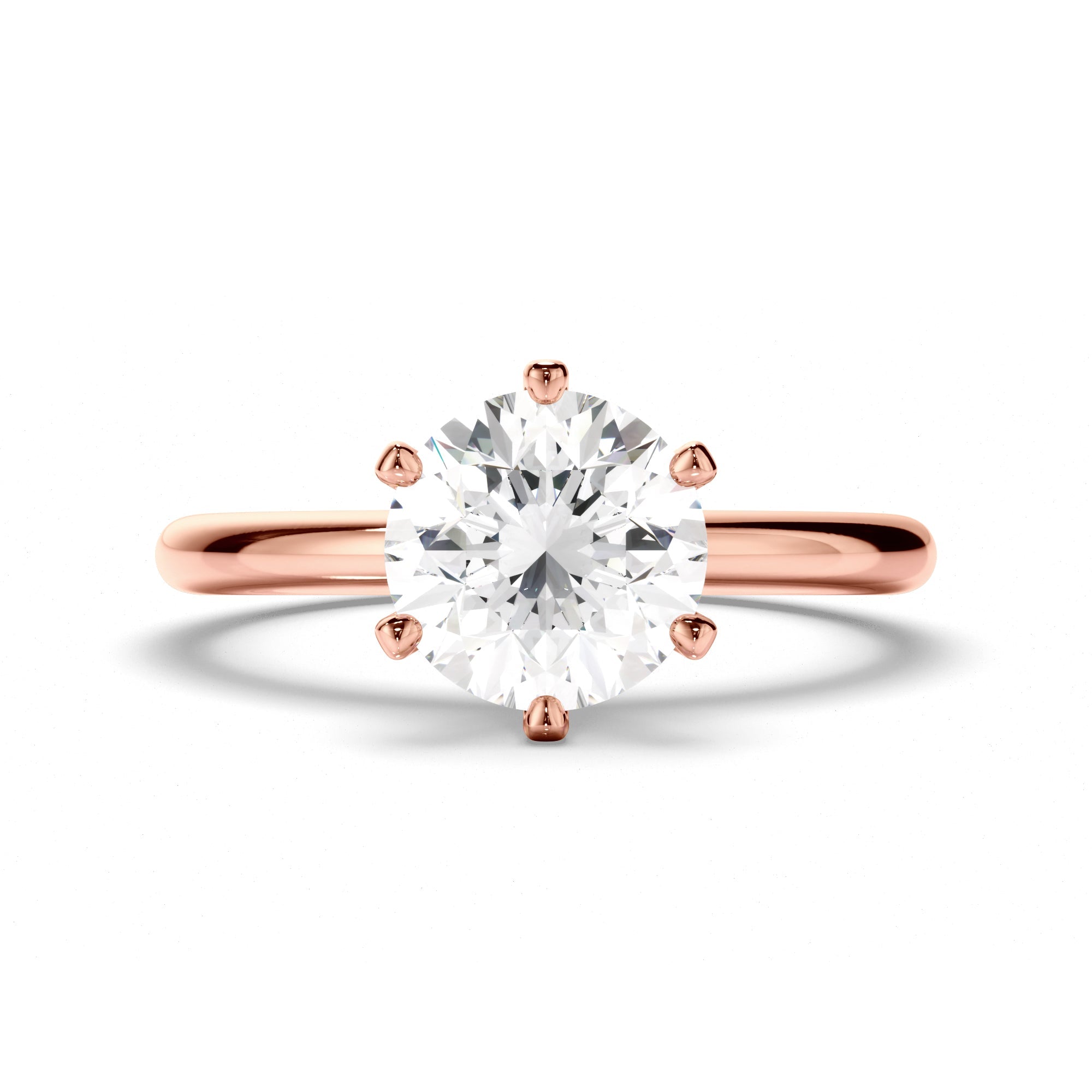 [TEST] Round Brilliant Cut Diamond Solitaire Engagement Ring