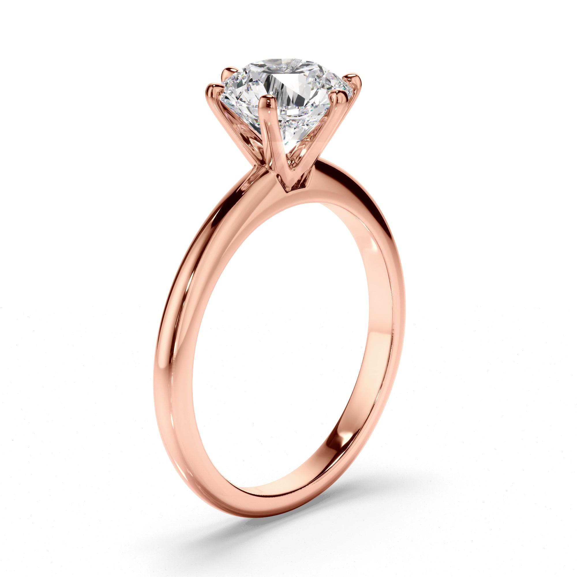 [TEST] Round Brilliant Cut Diamond Solitaire Engagement Ring
