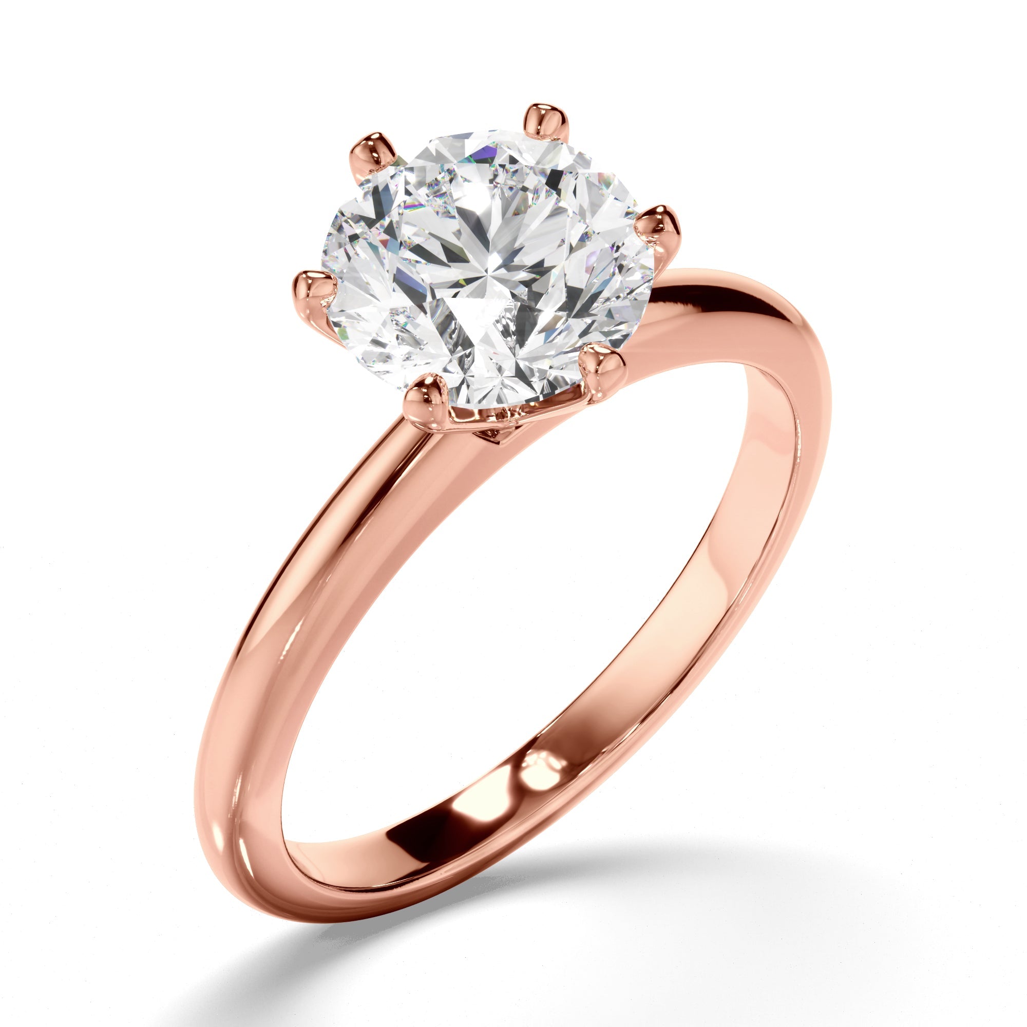 [TEST] Round Brilliant Cut Diamond Solitaire Engagement Ring