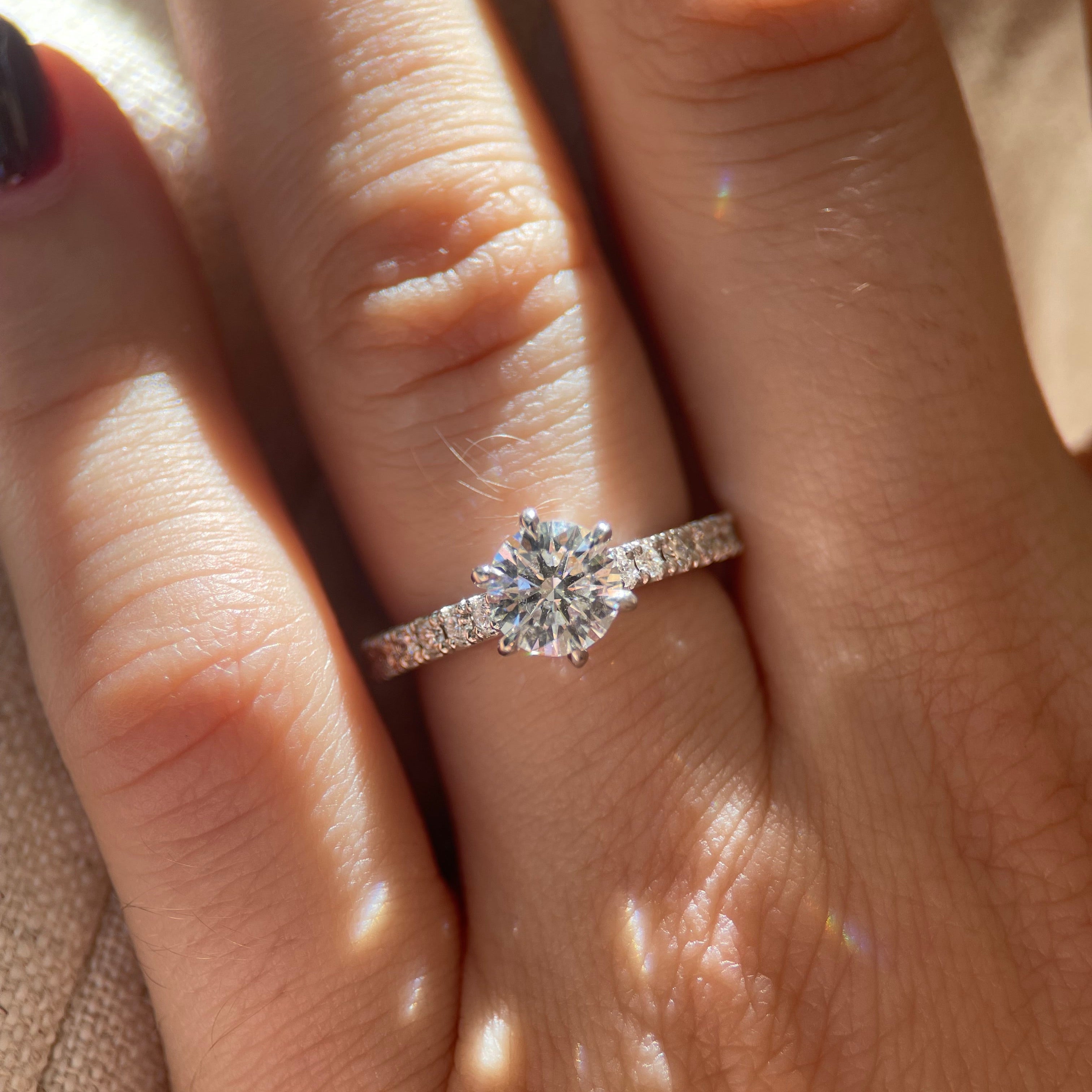 Starlette Ring - 1.02ct lab-grown diamond D VS1