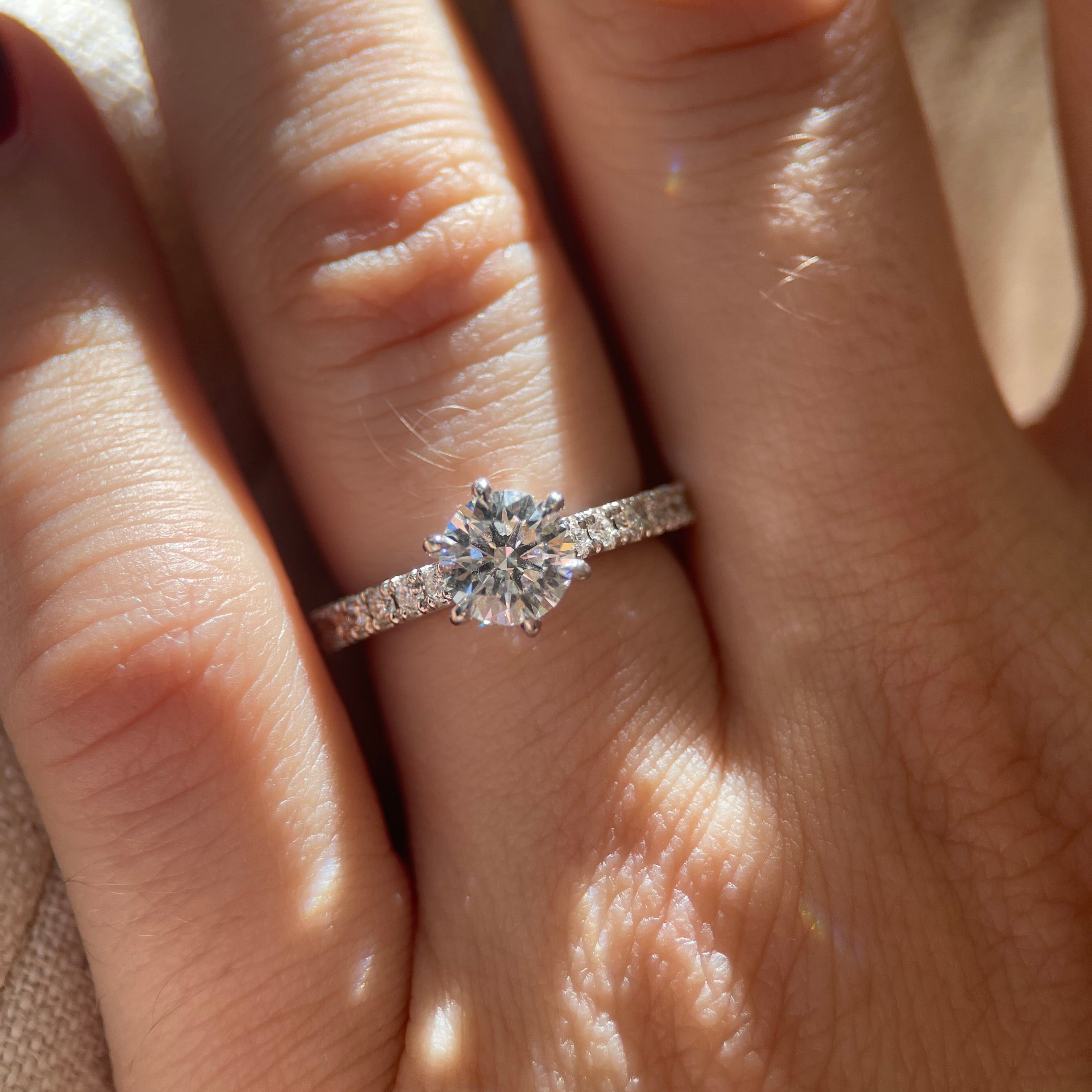Starlette Ring - 1.02ct lab-grown diamond D VS1