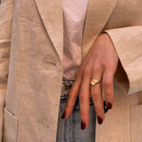 Star-Set Diamond Signet
