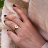 Star-Set Diamond Signet