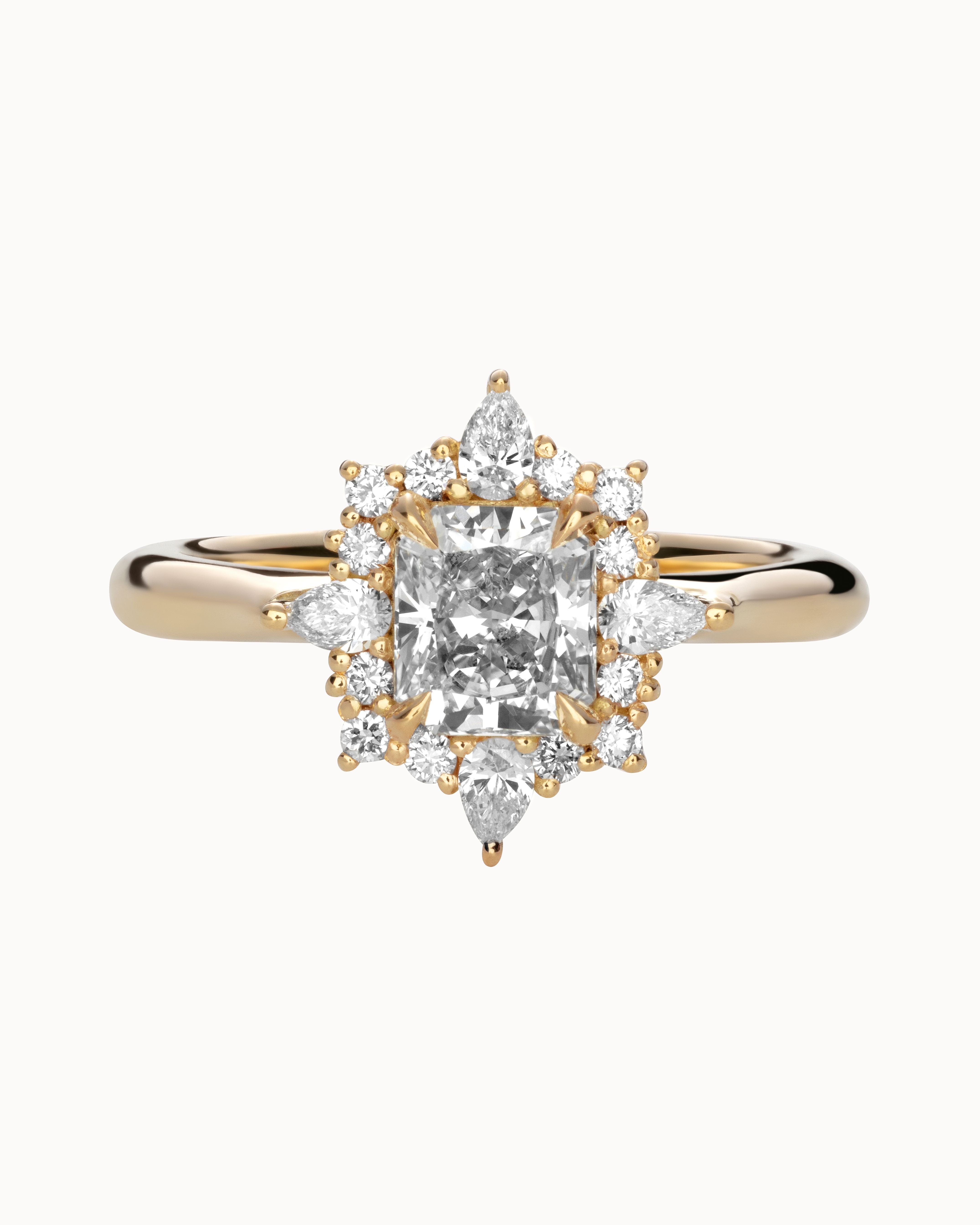 Eve Ring - 1ct Australian-origin natural radiant cut (Argyle)