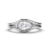 Lover's Knot - Pear Diamond