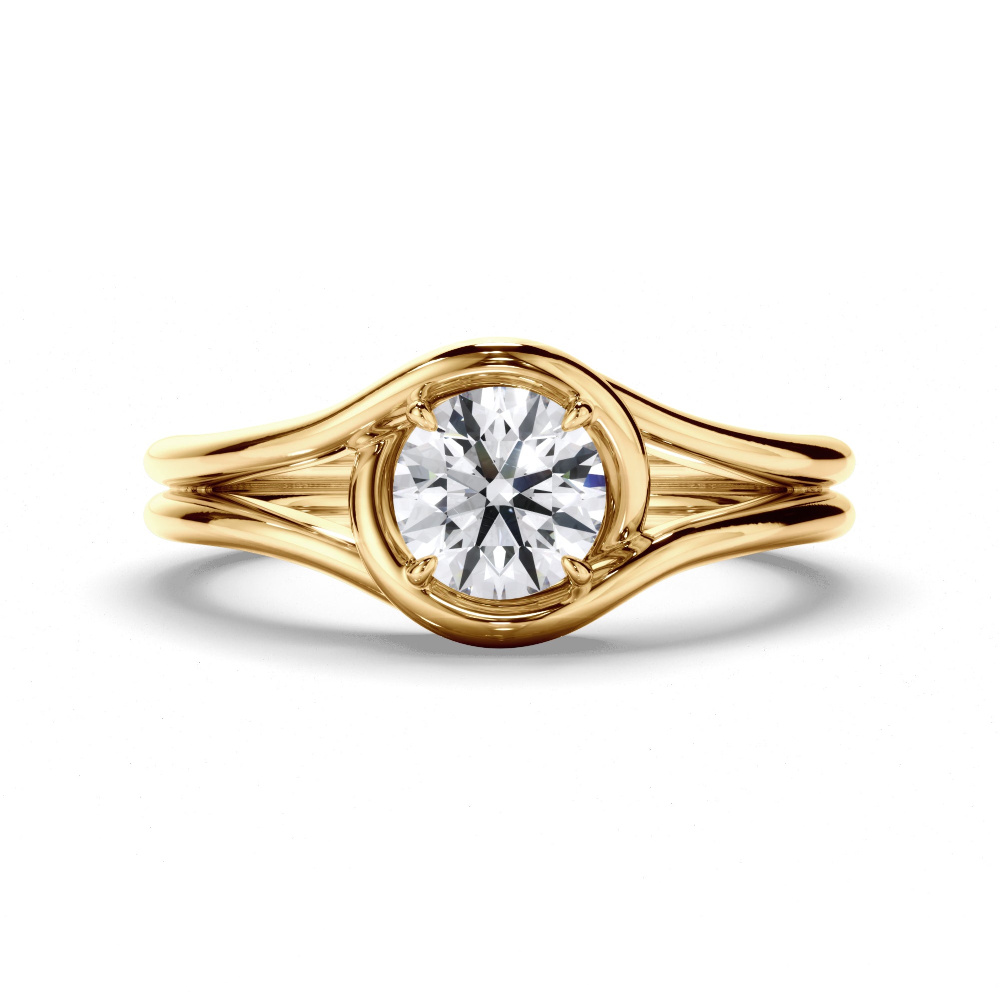 Lover's Knot - Round Diamond